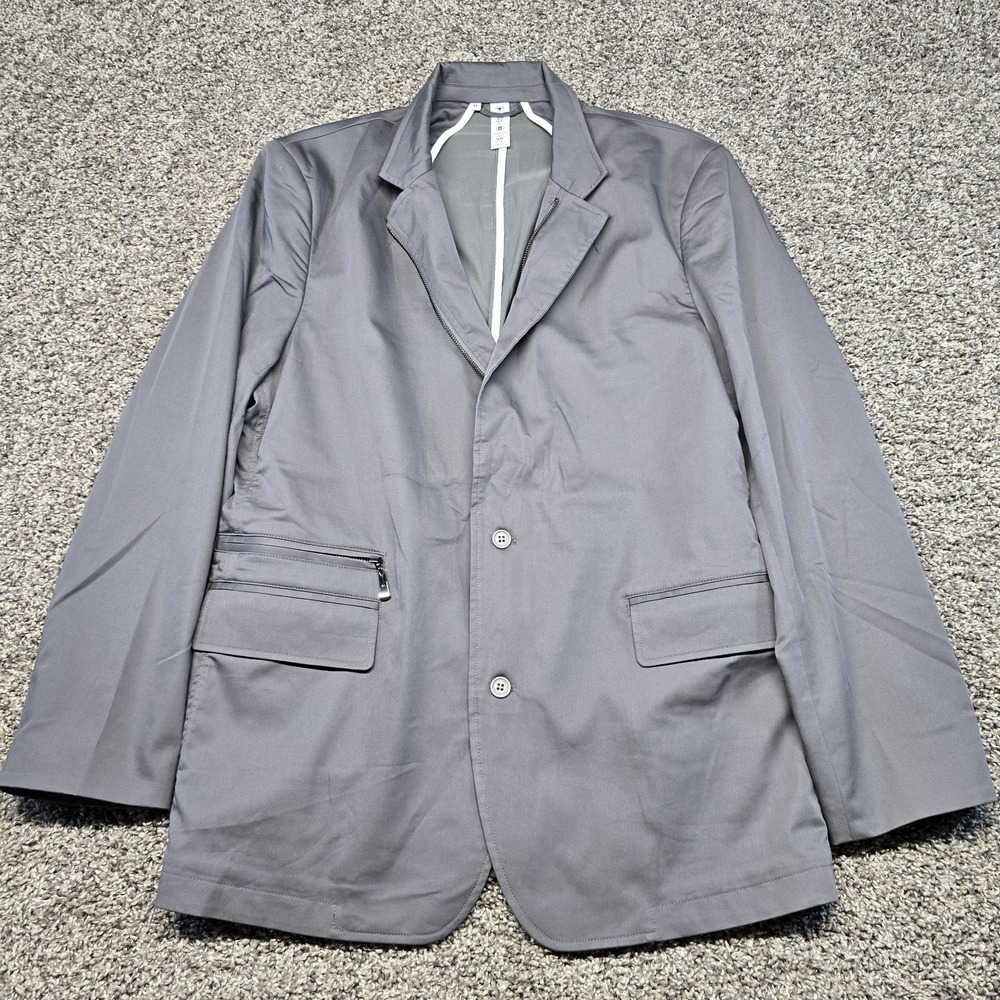 State And Liberty  Athletic Fit Utility Blazer Men Size 44 Gray